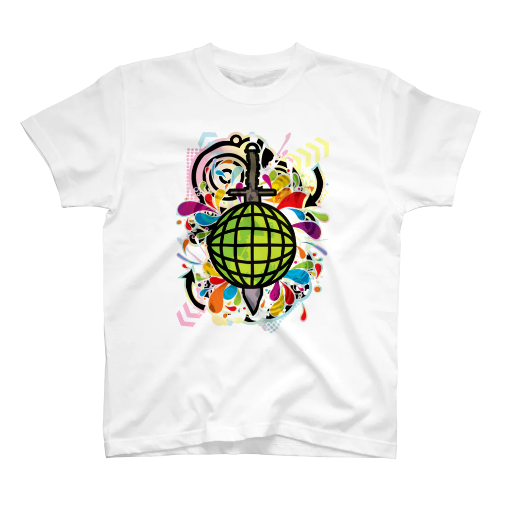 AURA_HYSTERICAのTHE_WORLD_IS_MINE スタンダードTシャツ