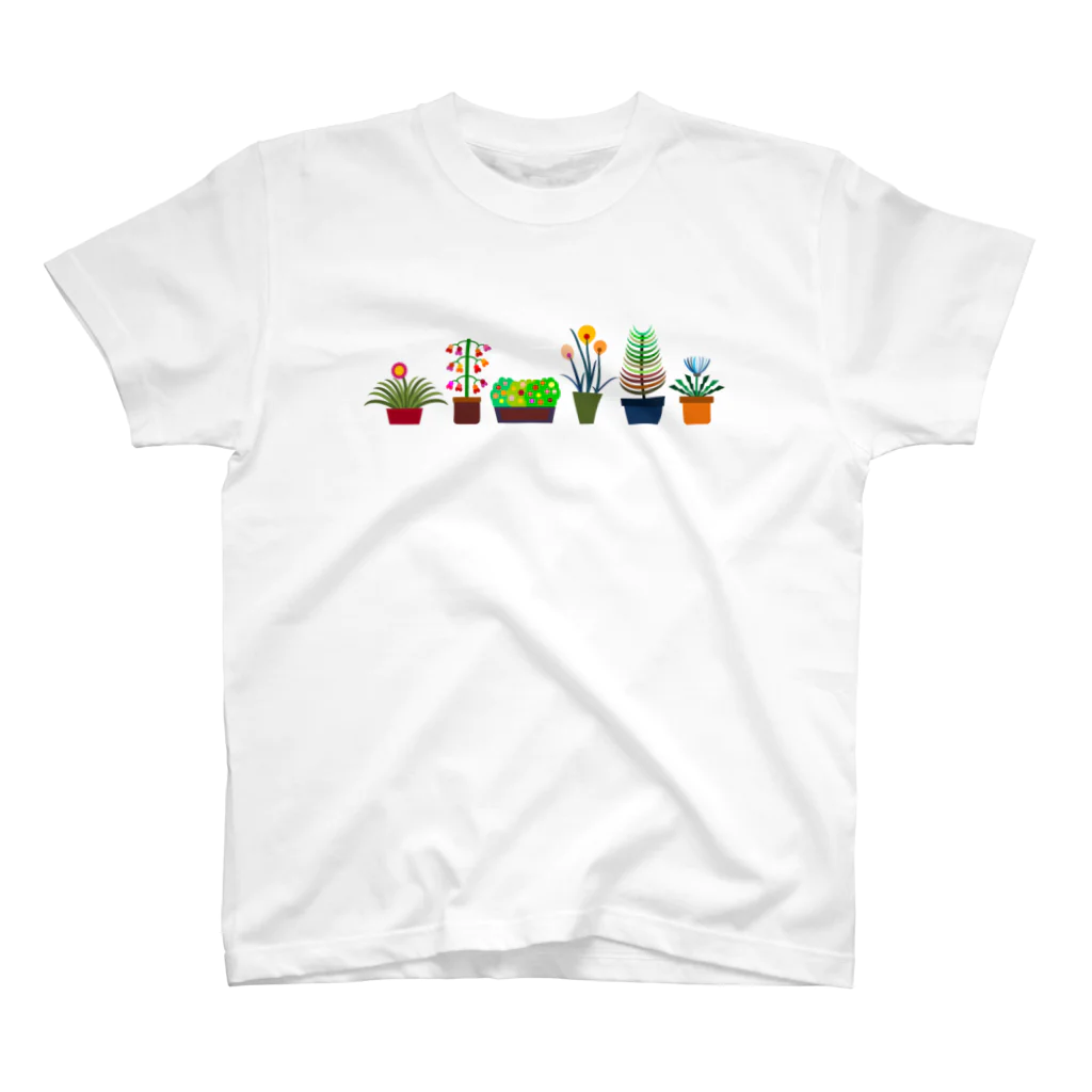 うさぎのきた道&の鉢植えたちC Regular Fit T-Shirt