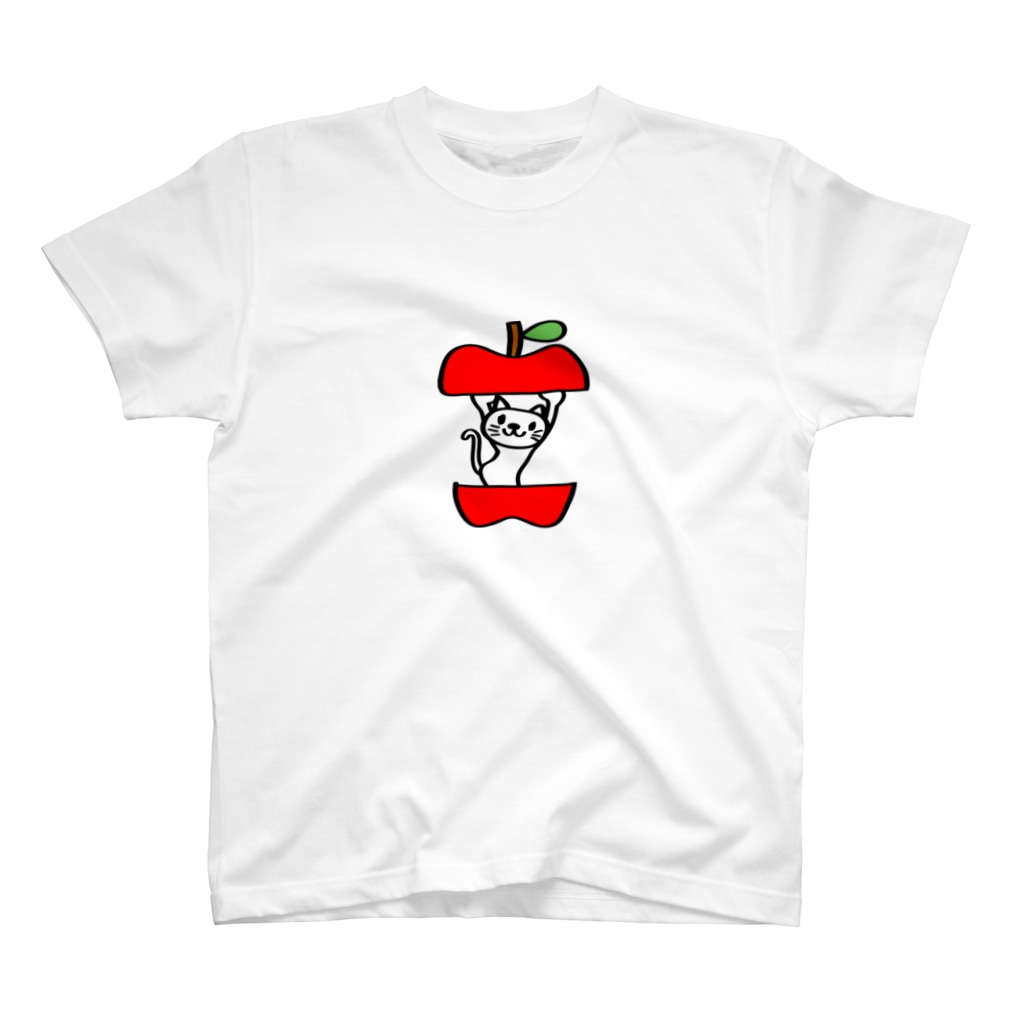 WAIGOの日曜日のりんご猫？ Regular Fit T-Shirt