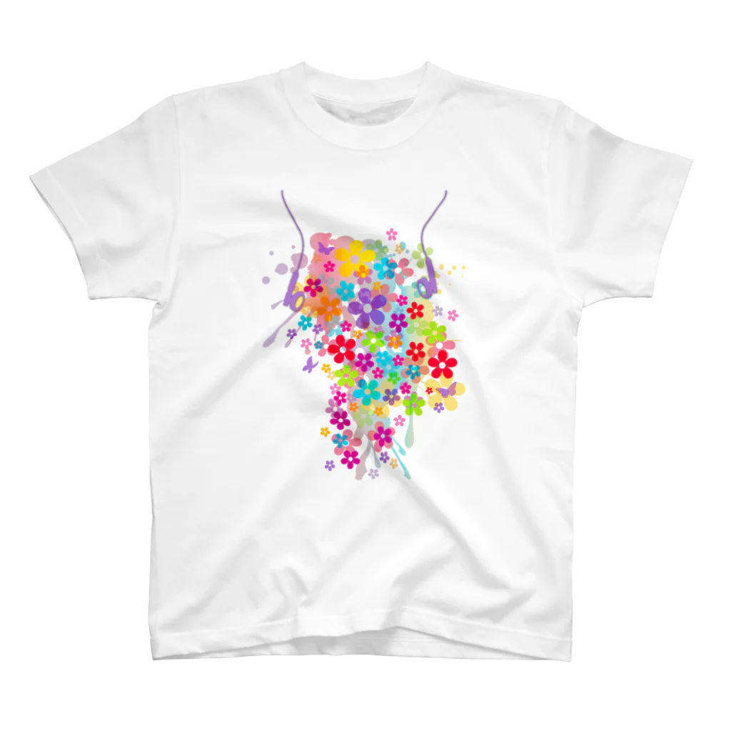 AURA_HYSTERICAのBlossom_Breeze スタンダードTシャツ