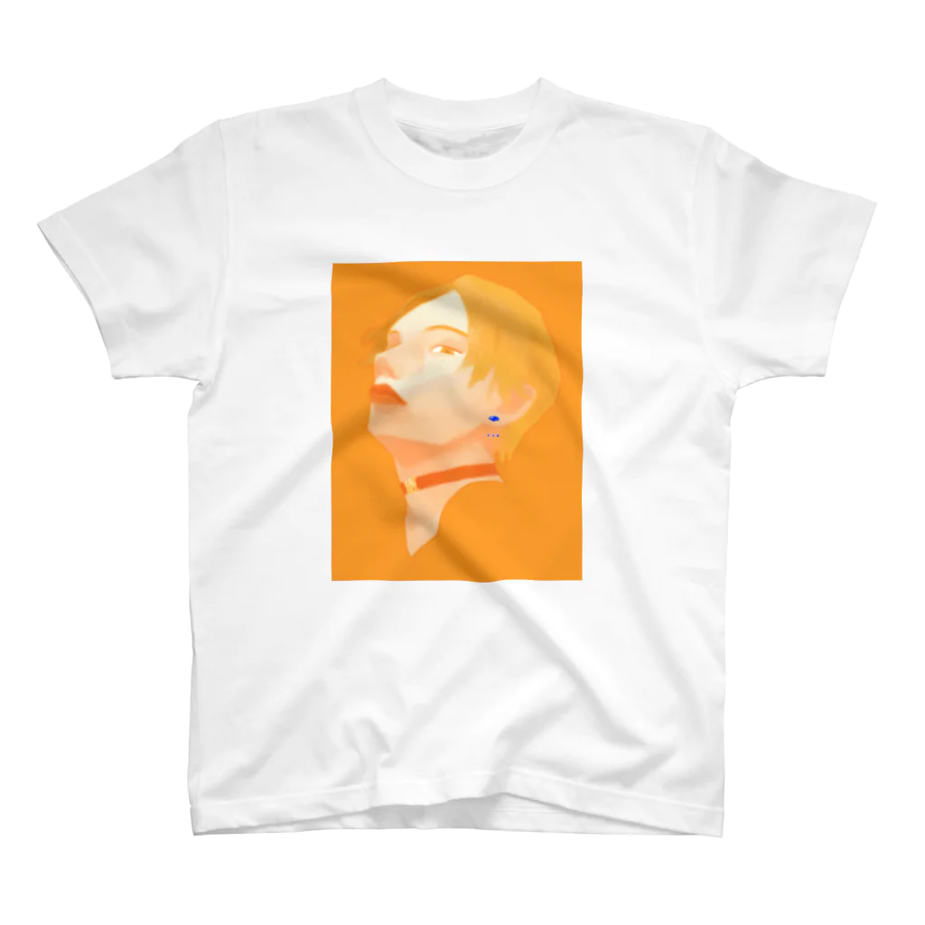 蒼の雨とオレンジ スタンダードTシャツ
