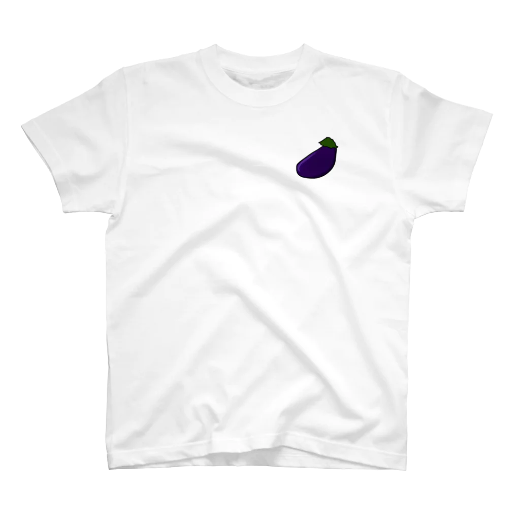 カニミソの夏野菜 ナスくん Regular Fit T-Shirt