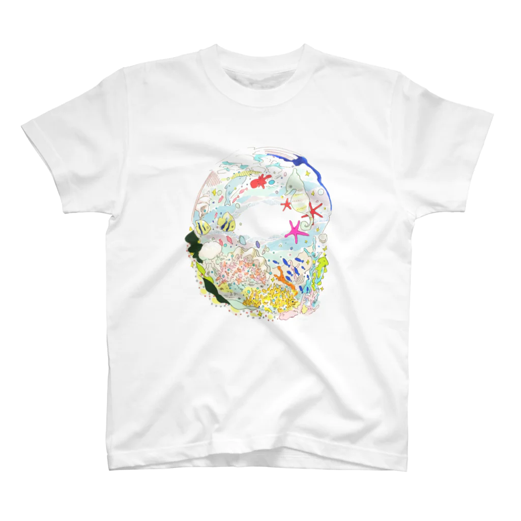 mojappleのうみ Regular Fit T-Shirt