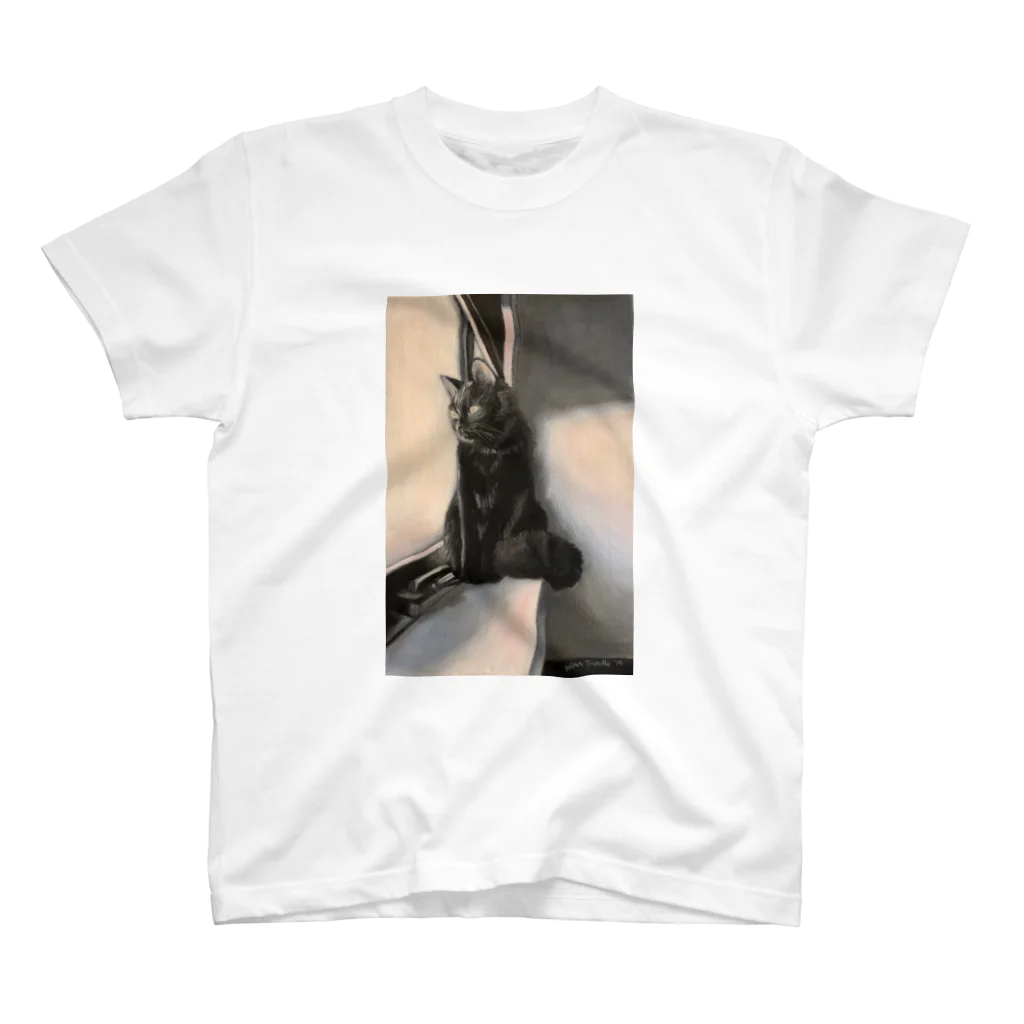 Yuina Trundleの猫の絵 cat painting  Regular Fit T-Shirt