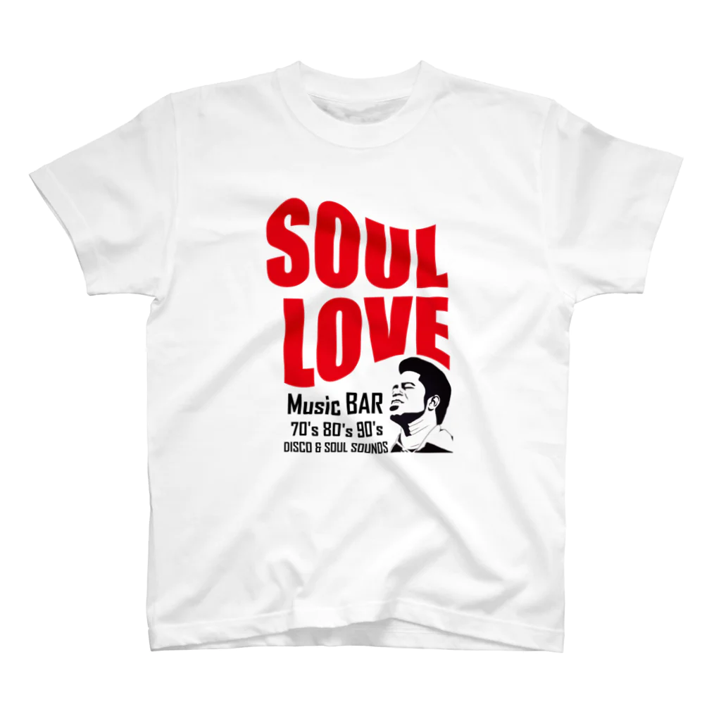 music bar SOUL LOVEのSOUL LOVE LOGO スタンダードTシャツ