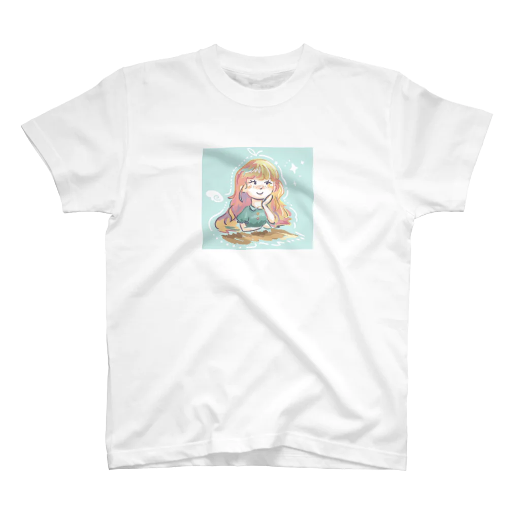 ちゃいんぽっとの少女と落書き Regular Fit T-Shirt