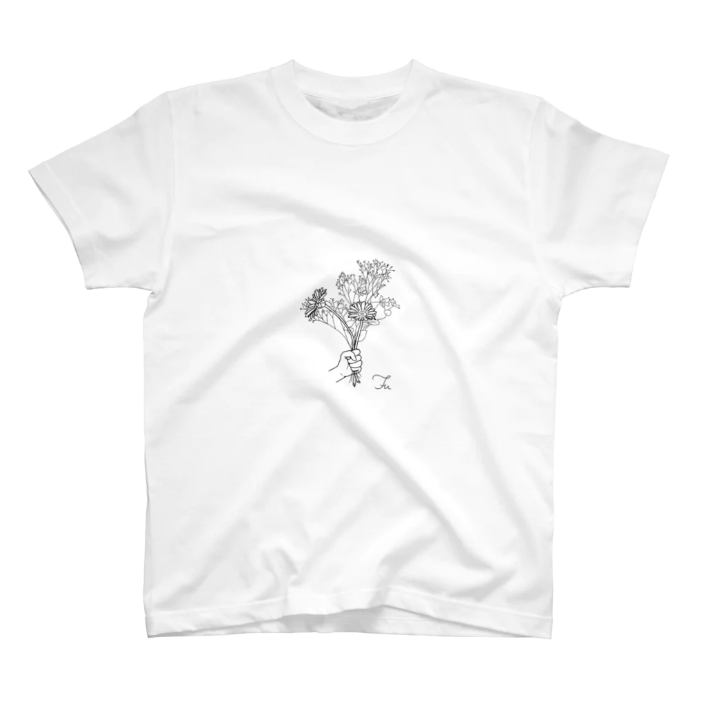 FUSANのflower Regular Fit T-Shirt