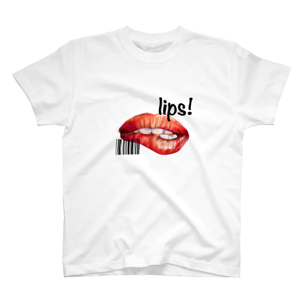 RABIHAIRのlips！ロゴグッズ Regular Fit T-Shirt