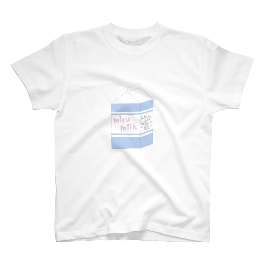 みるくのみる🐄🍼のみるみるくTシャツ(全5色) スタンダードTシャツ