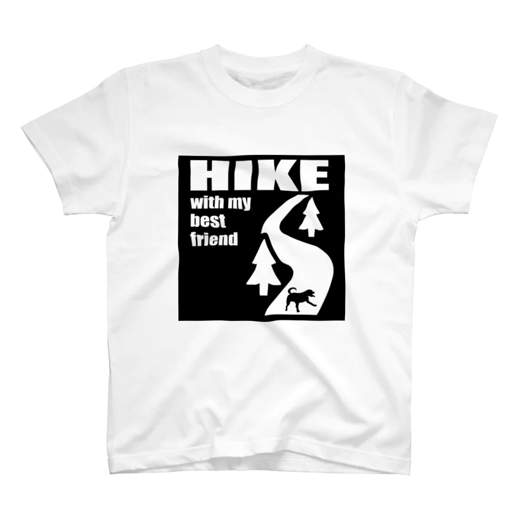 too muchの人間用の四角なHIKE スタンダードTシャツ