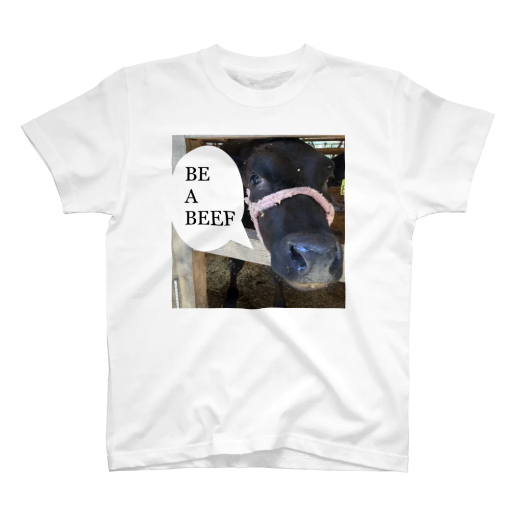 saijのBE A BEEF スタンダードTシャツ