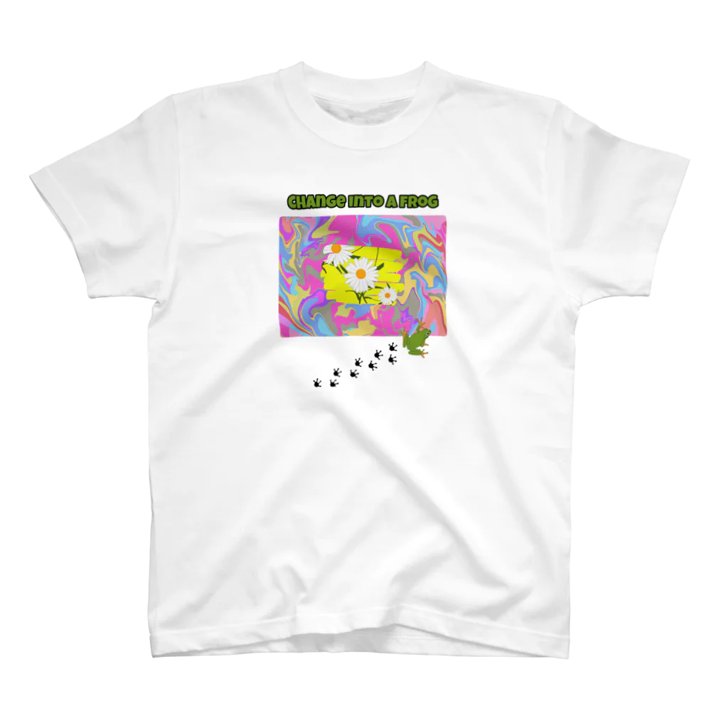 MoMoのChange into a frog （前） スタンダードTシャツ