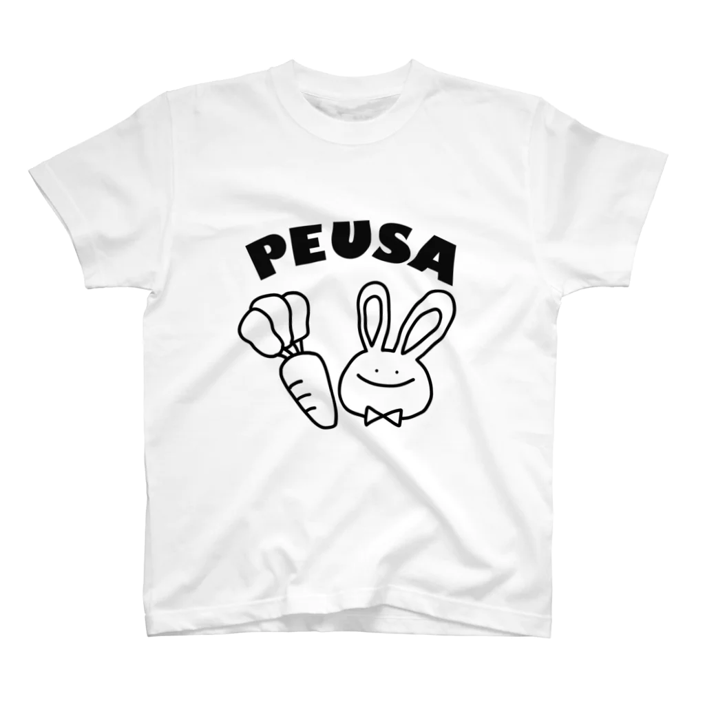 ぺうさと愉快な仲間達のPEUSA スタンダードTシャツ