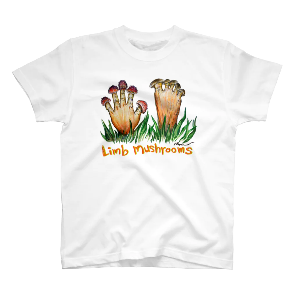 守時はるひのLimb mushrooms Regular Fit T-Shirt