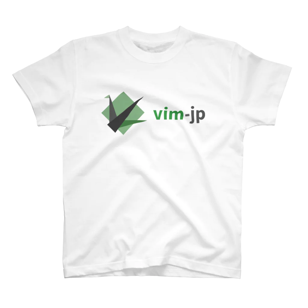 yuki-ycinoのvim-jp アイコン（白背景・文字横） スタンダードTシャツ