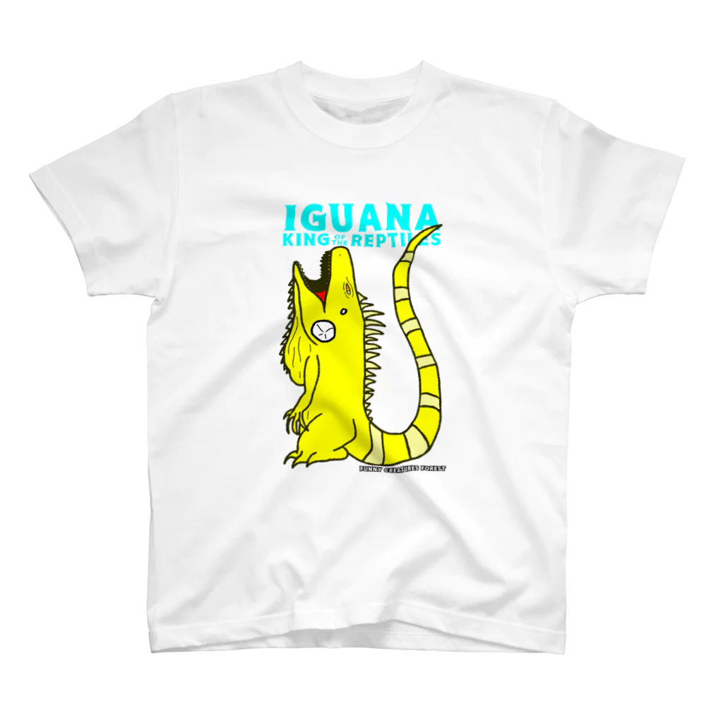 爬虫類カフェ ふぁにくり 嵐山店のIGUANA KOM albino Regular Fit T-Shirt