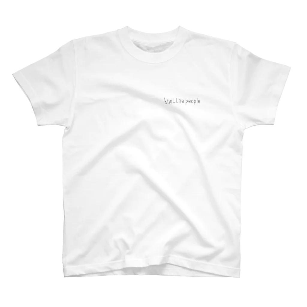 knot the peopleのknotthepeopleロゴ Regular Fit T-Shirt