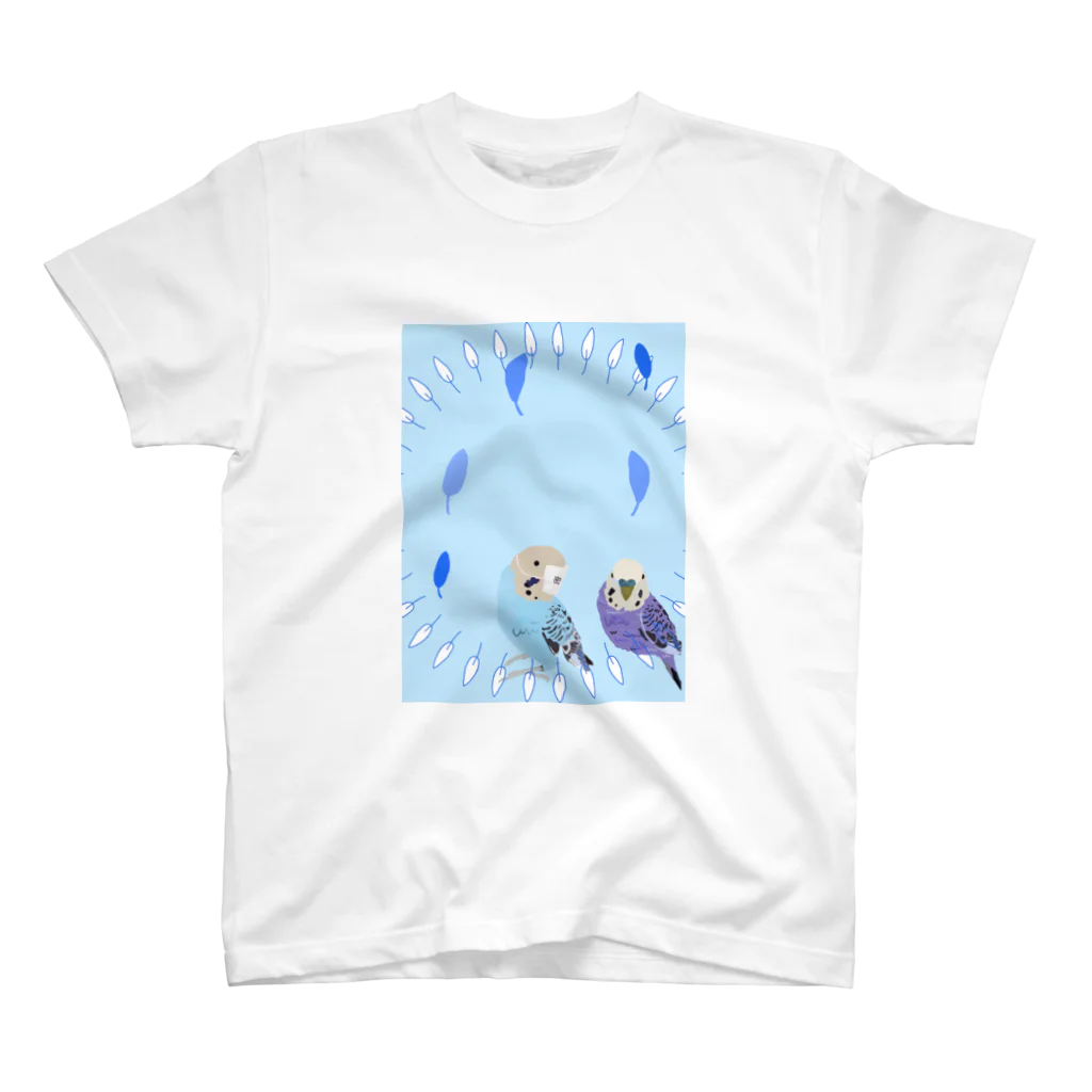 ピーちゃんの里のコロナを気にする密インコ Regular Fit T-Shirt