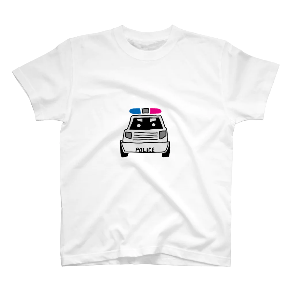 kyan-dog shopのパトカー スタンダードTシャツ