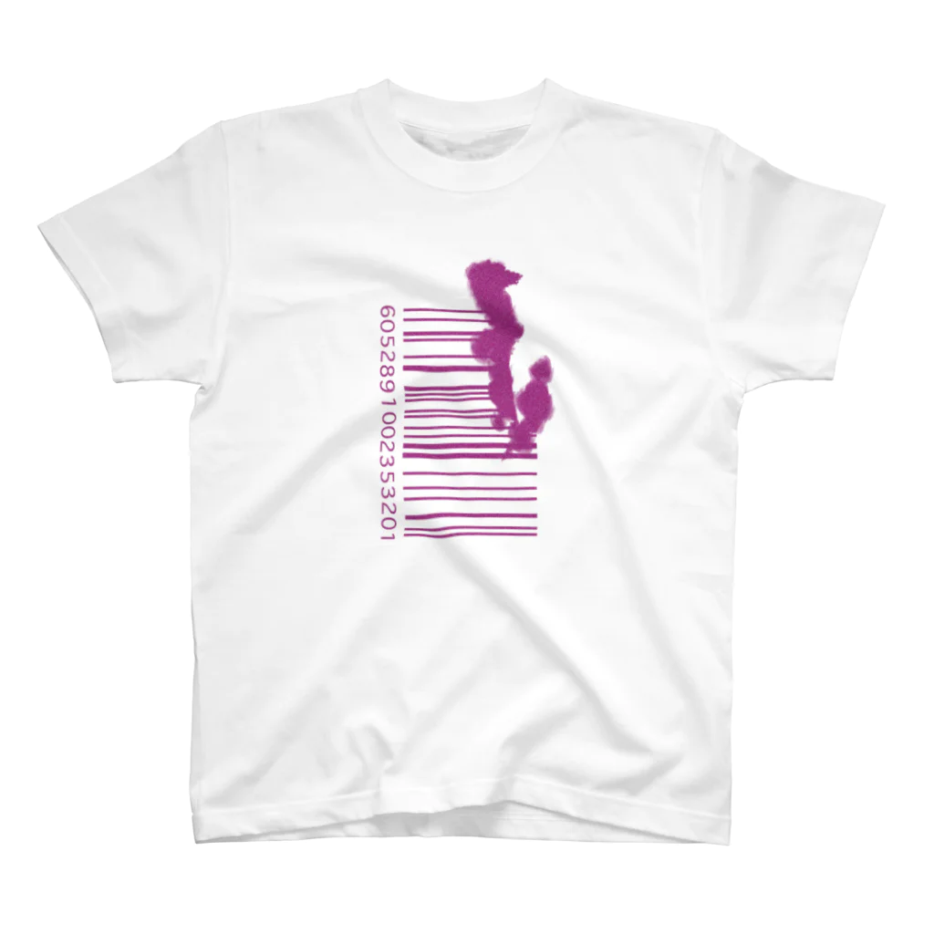 cw_drawのBAR CODE (P) Regular Fit T-Shirt