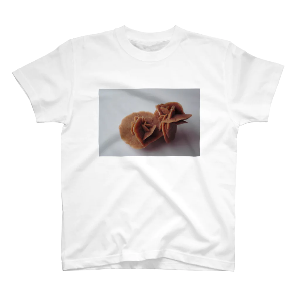 ぐりや's shopの鉱物 砂漠の薔薇 Regular Fit T-Shirt