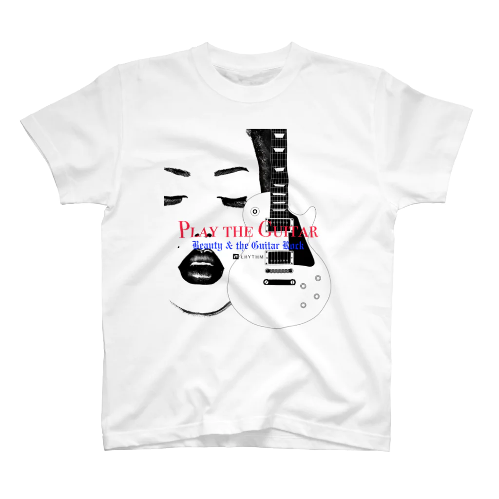 LHYTHM（リズム）のBeauty & The Guitar Rock #1 スタンダードTシャツ