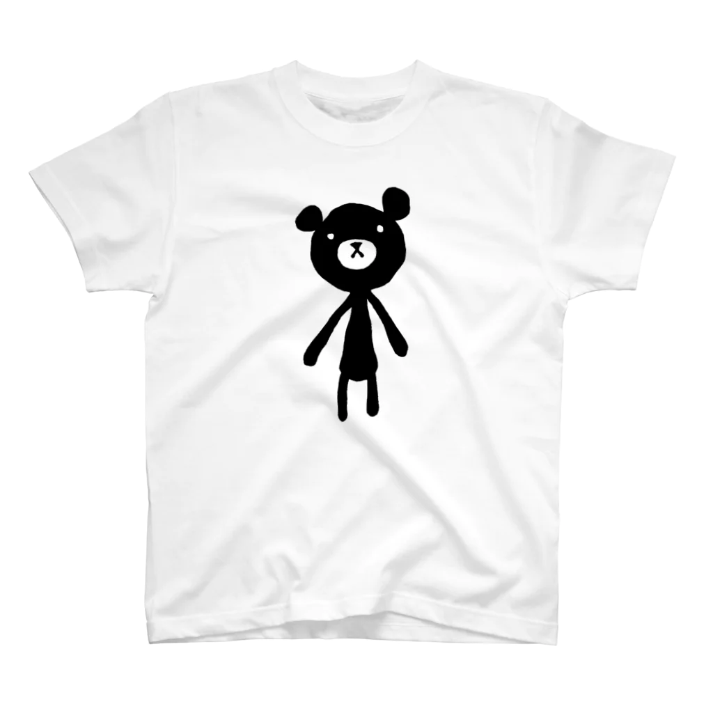 オザワミカのMONOKUMA-Black スタンダードTシャツ