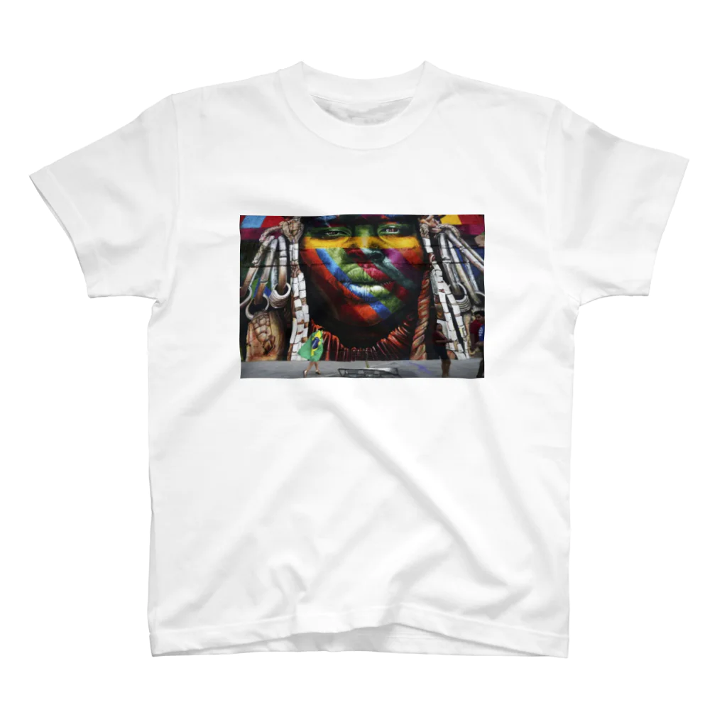 bibidebabidebuuのEduardo Kobra Graffiti スタンダードTシャツ