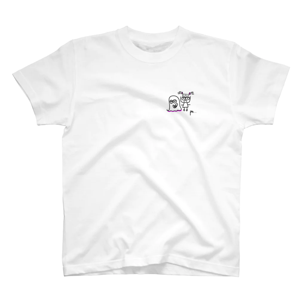 ﾑｰﾋﾞｰｽﾀｰのおばけとおんなのコ Regular Fit T-Shirt