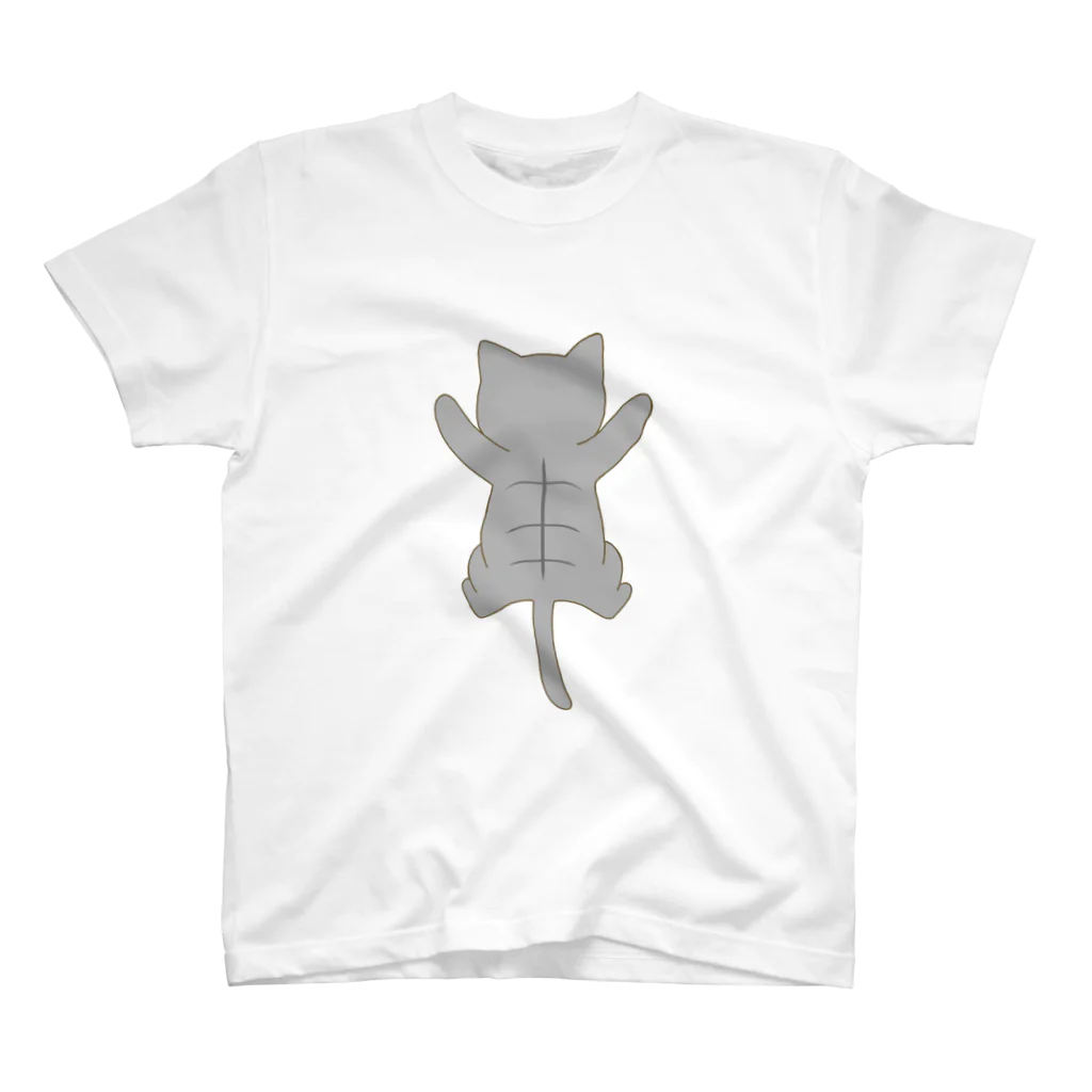 かわいいもののおみせ　いそぎんちゃくのしがみつく鯖トラ猫 Regular Fit T-Shirt