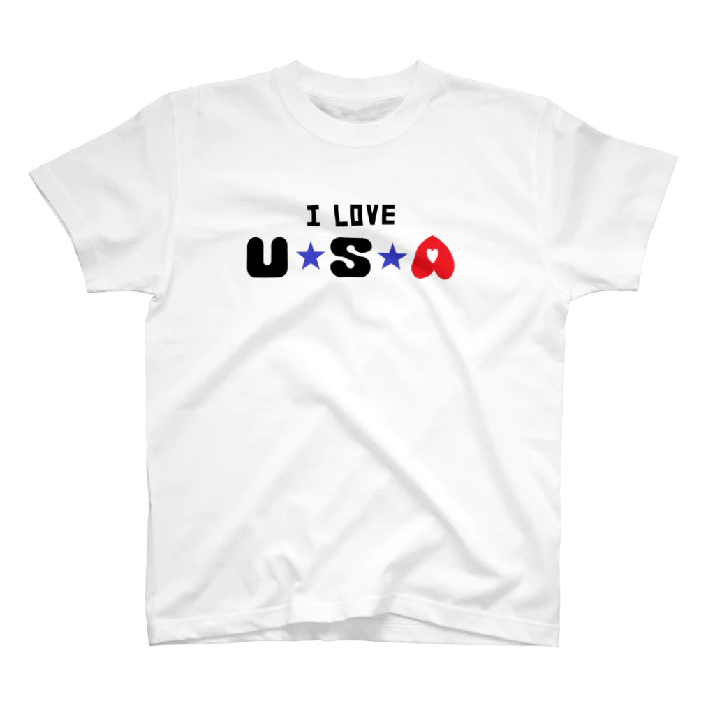 airabuwoのI Love USA. スタンダードTシャツ