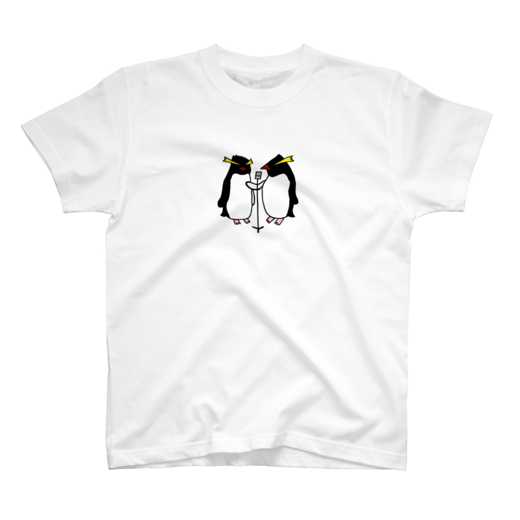 ハマジ ペンギン雑貨の漫才ペンギン(イワトビ) Regular Fit T-Shirt