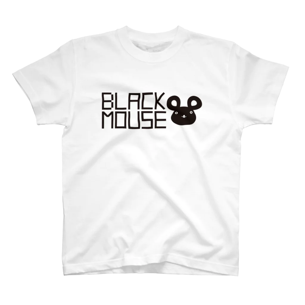 よろづじっけんやのBLACK MOUSE  スタンダードTシャツ