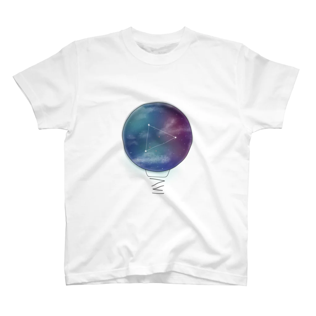 potetoaiの星空 宇宙 夏の大三角形  Regular Fit T-Shirt