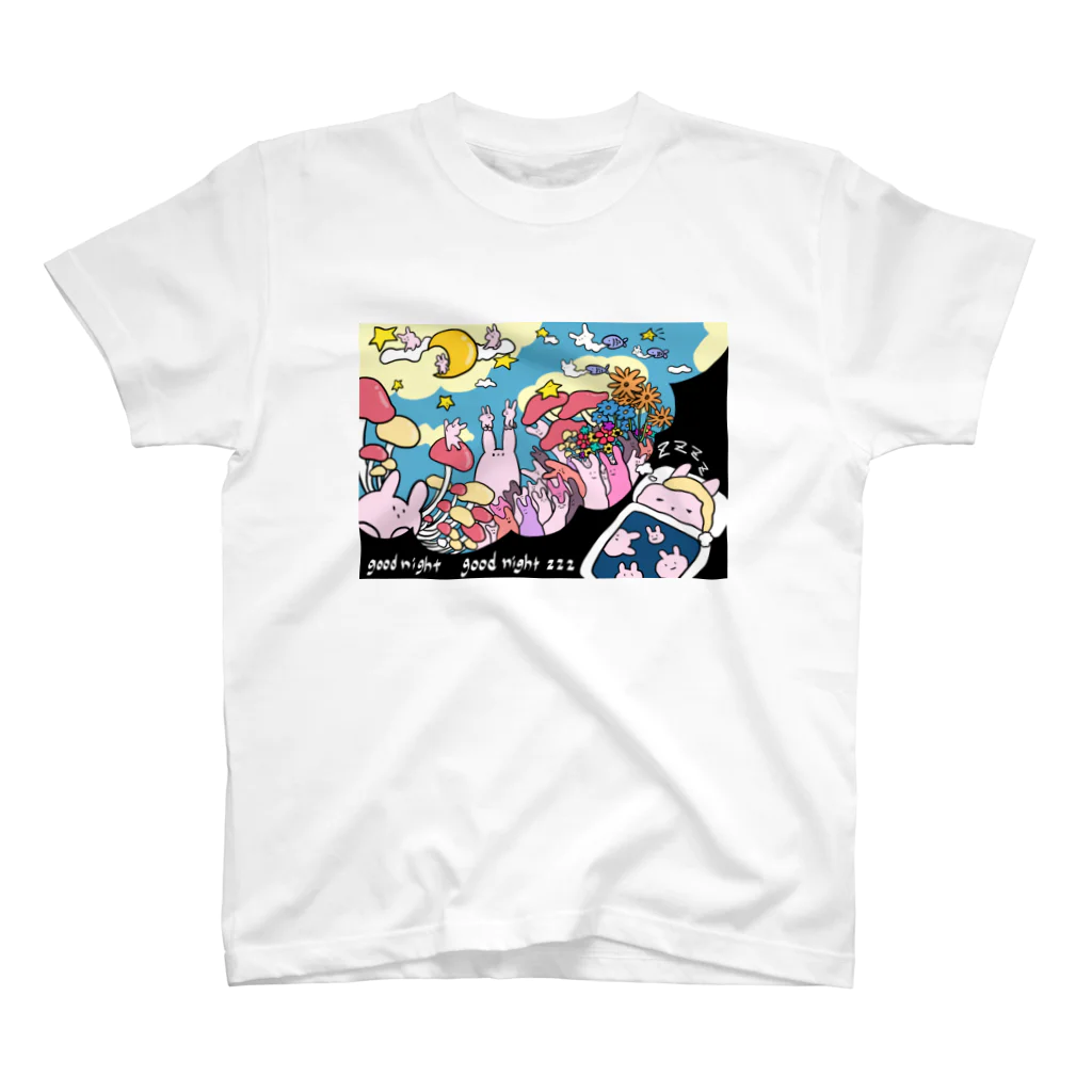 keito0mumuの夢みるうさぎ スタンダードTシャツ