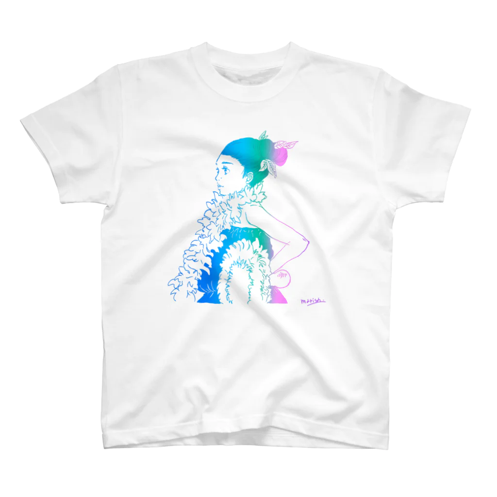 花咲マリサ　オンラインショップのE Hula Mai / グラデーションTシャツ Regular Fit T-Shirt