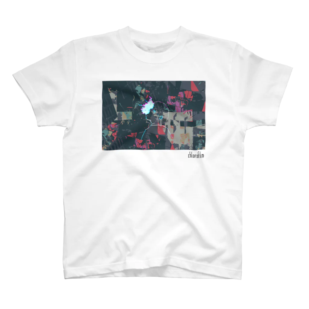 クロロフィルム_officialgoodsのクロロの見返り美人T(ホワイト) Regular Fit T-Shirt