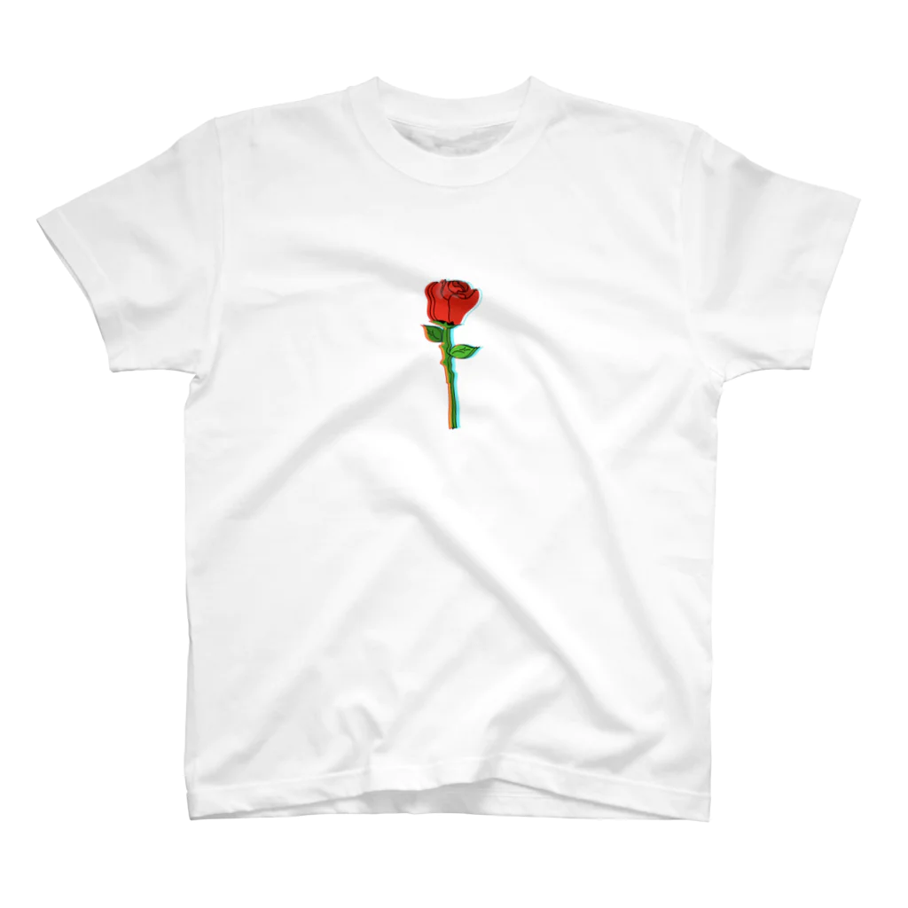 Retrograde Edgeの3D Rose スタンダードTシャツ