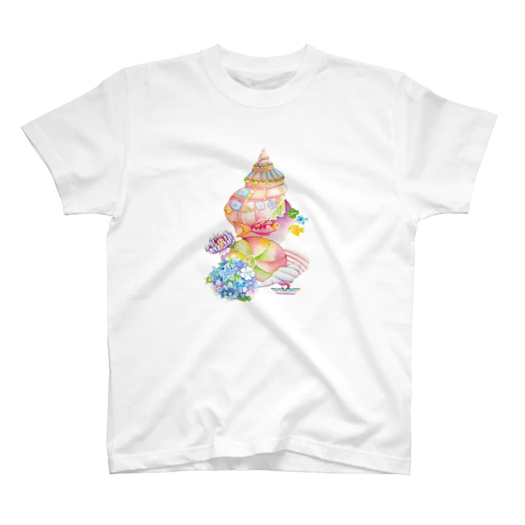 沙月　satsukiの貝の家 Regular Fit T-Shirt