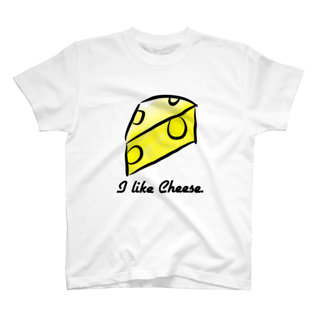 D24 ONLINE STOREのI like cheese. スタンダードTシャツ