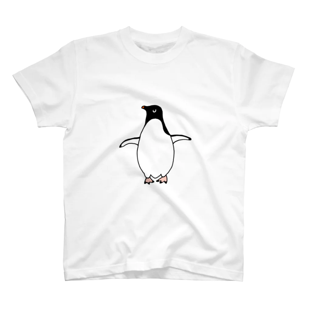 空とぶペンギン舎のアデリーペンギンA スタンダードTシャツ