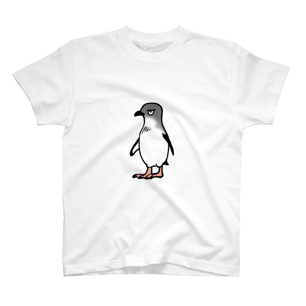 空とぶペンギン舎のコガタペンギンA スタンダードTシャツ