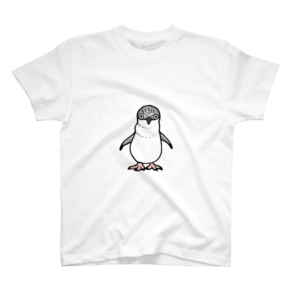 空とぶペンギン舎のハネジロペンギンA スタンダードTシャツ