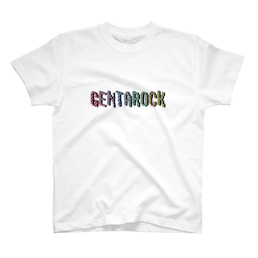 ⓟⓞⓘⓢ ⓒⓗⓘⓒⓗⓔのゲンタロックロゴ スタンダードTシャツ