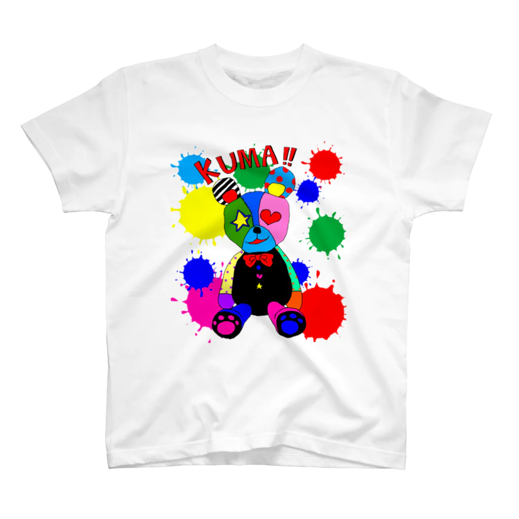 wakukira mai artのKUMA☆ Regular Fit T-Shirt