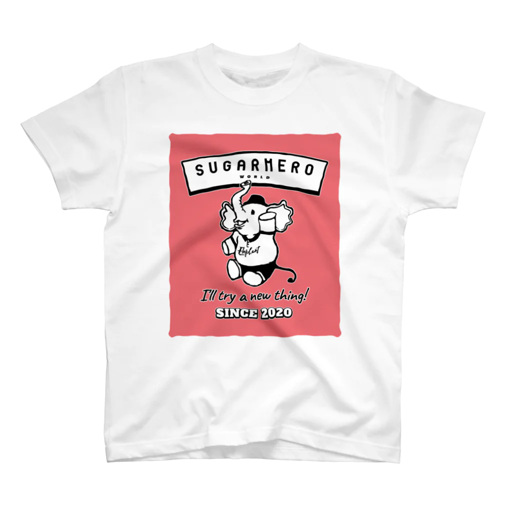 sugarmeroのsugarmero_elephant02 スタンダードTシャツ