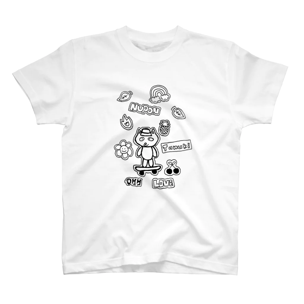 OSHARE HAKKEIJIMA HEAVENのストリート系ぬーぽんTシャツ Regular Fit T-Shirt