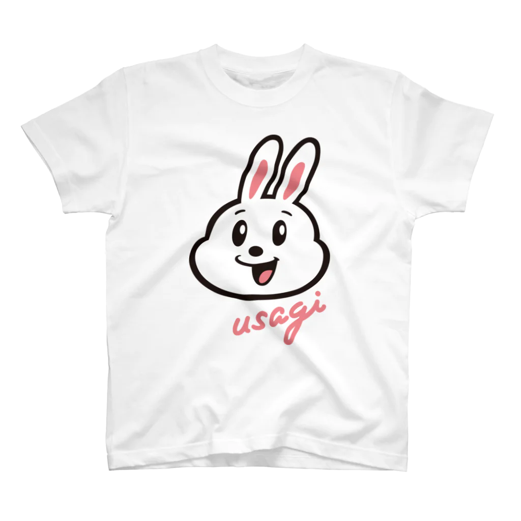 『卯のえほん』   〜えほんカフェ「うさぎの絵本」のオンラインショップ〜の「usagi」Tシャツ スタンダードTシャツ