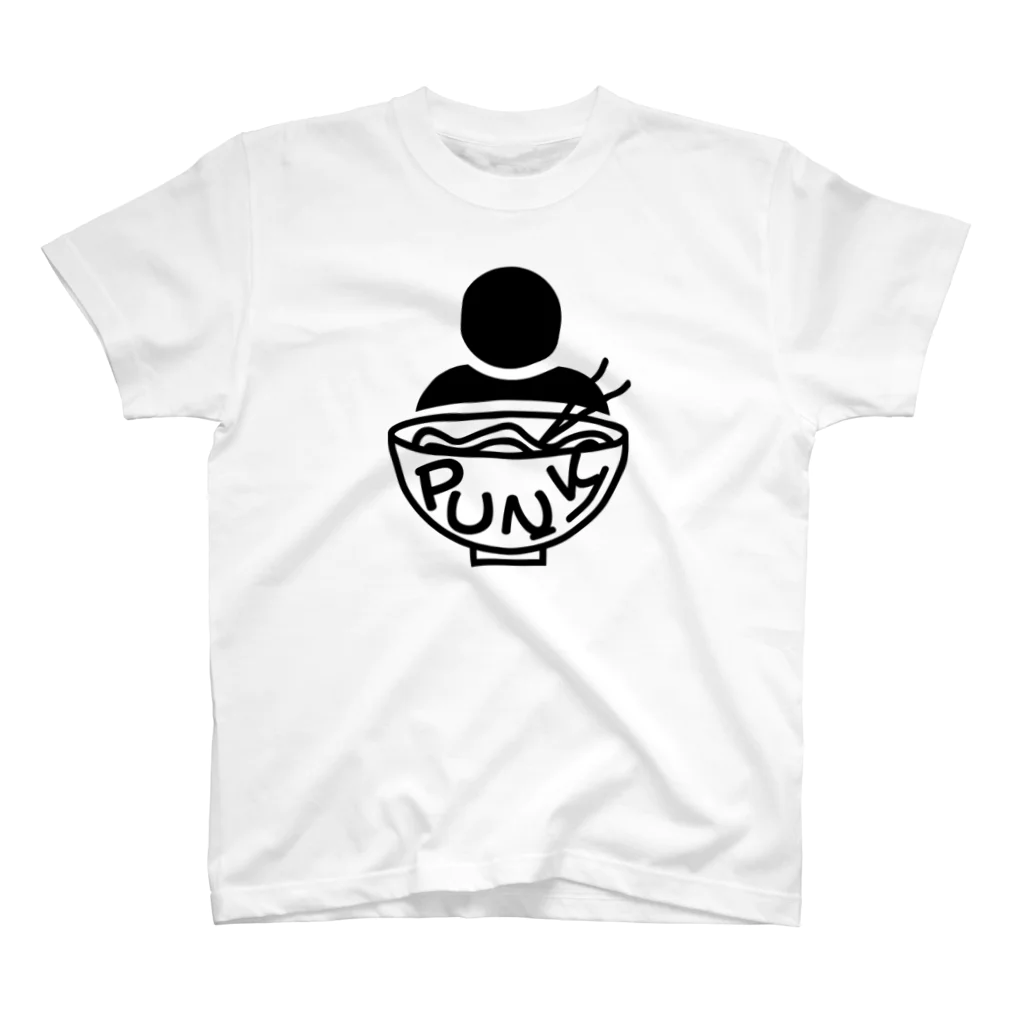 NunogoodsのパンクだったらラーメンだろTシャツ スタンダードTシャツ