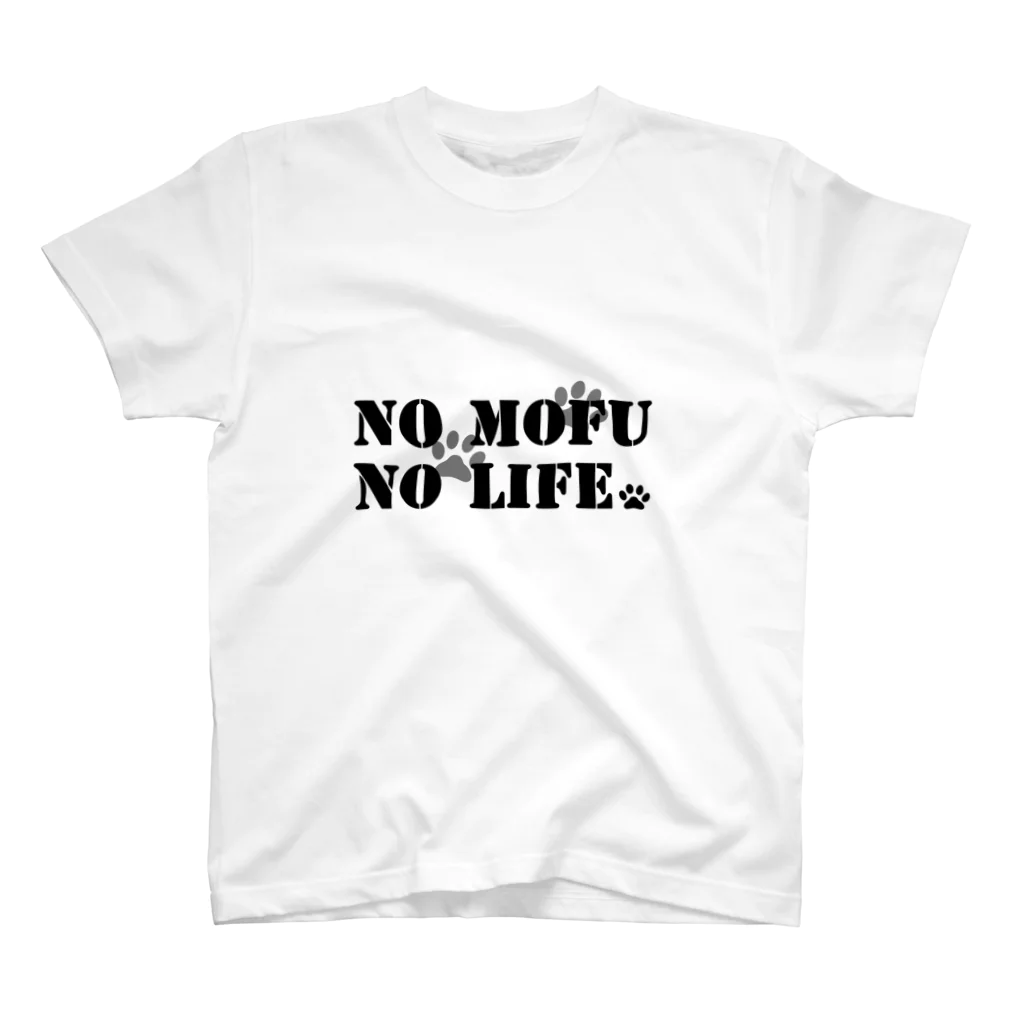 全日本モフモフ協会のモフ協「NO MOFU NO LIFE」 Regular Fit T-Shirt